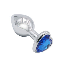 Load image into Gallery viewer, 3 Size Anal Plug Heart Stainless Steel
