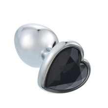 Load image into Gallery viewer, 3 Size Anal Plug Heart Stainless Steel